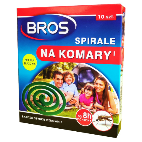 Spirala Owadobójcza Na Komary i Meszki 10szt Bros Spirala Owadobójcza Na Komary i Meszki 10szt Bros