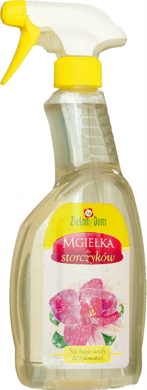 Nawóz Do Storczyków z Pompką Mineralny Płynny 750g Mgiełka Zielony Dom