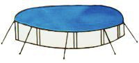 Plandeka 60g 20m x 20m Niebieska