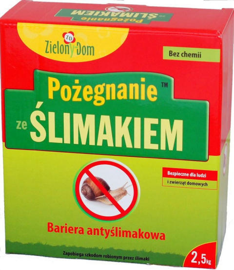 Pożegnanie Ze Ślimakiem 2,5kg Naturalna Bariera Przeciw Ślimakom Zielony Dom Pożegnanie Ze Ślimakiem 2,5kg Naturalna Bariera Przeciw Ślimakom Zielony Dom