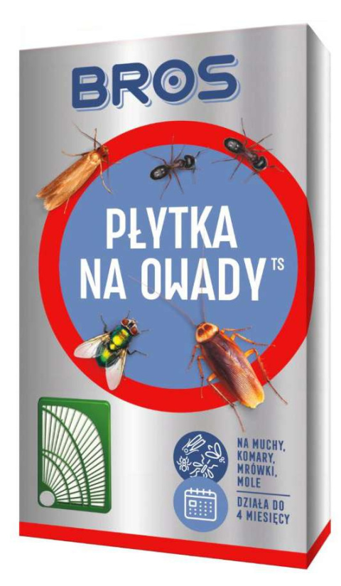 Płytka Owadobójcza Na Owady Latające Bros Płytka Owadobójcza Na Owady Latające Bros