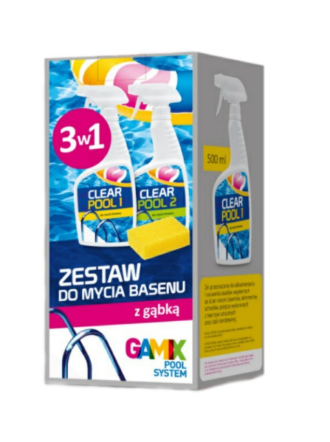 Zestaw do Mycia Basenów 3w1 Gamix