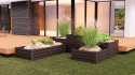 Kwietnik Rabata Metalowa KK-4 40x100x100cm Antracyt Garden Steel Kwietnik Rabata Metalowa KK-4 40x100x100cm Antracyt Garden Steel