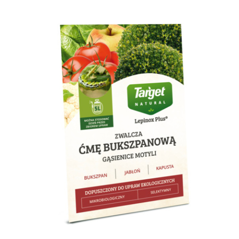 Lepinox Plus 10g x 3 Środek Do Zwalczania Ćmy Bukszpanowej i Gąsenic Motyli w Uprawach Roślin Target