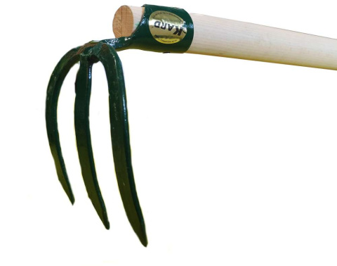 Motyka 15cm 3 Zębna Ze Stali z Trzonkiem Drewnianym 100cm Nr 210 Kard