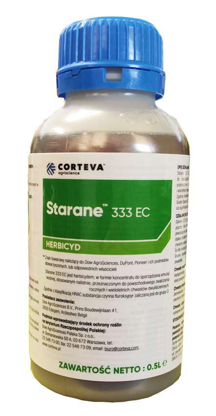 Starane 333 EC 500ml Środek Chwastobójczy Na Chwasty Dwuliścienne Corteva Starane 333 EC 500ml Środek Chwastobójczy Na Chwasty Dwuliścienne Corteva