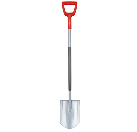 Szpadel Ostry 19cm x 29cm Ze Stali Borowej z Trzonkiem 90cm i Uchwytem ASP-D Wolf-Garten Szpadel Ostry 19cm x 29cm Ze Stali Borowej z Trzonkiem 90cm i Uchwytem ASP-D Wolf-Garten