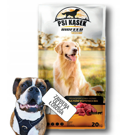 Karma Sucha Dla Psa z Wołowiną Psi Kąsek 20kg Biofeed Karma Sucha Dla Psa z Wołowiną Psi Kąsek 20kg Biofeed
