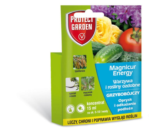 Magnicur Energy 15ml Środek Grzybobójczy Do Zwalczania Chorób Grzybowych w Uprawach Roślin Protect Garden Magnicur Energy 15ml Środek Grzybobójczy Do Zwalczania Chorób Grzybowych w Uprawach Roślin Protect Garden