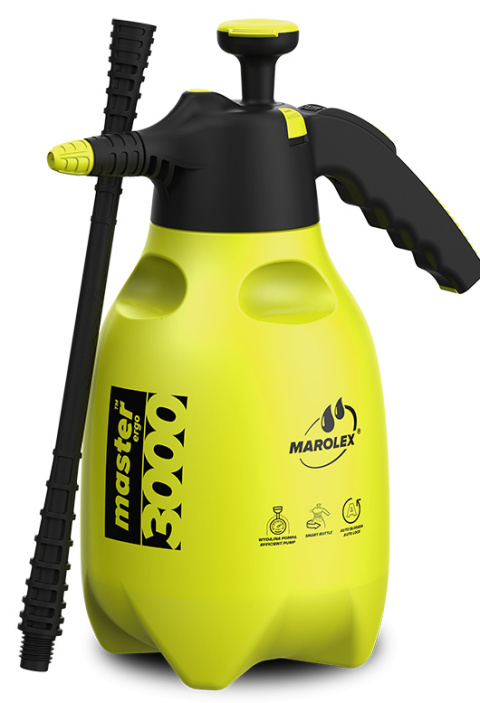 Opyskiwacz Ciśnieniowy Ręczny 3000ml z Lancą 30cm i Regulowaną Dysza Master 3000 Marolex