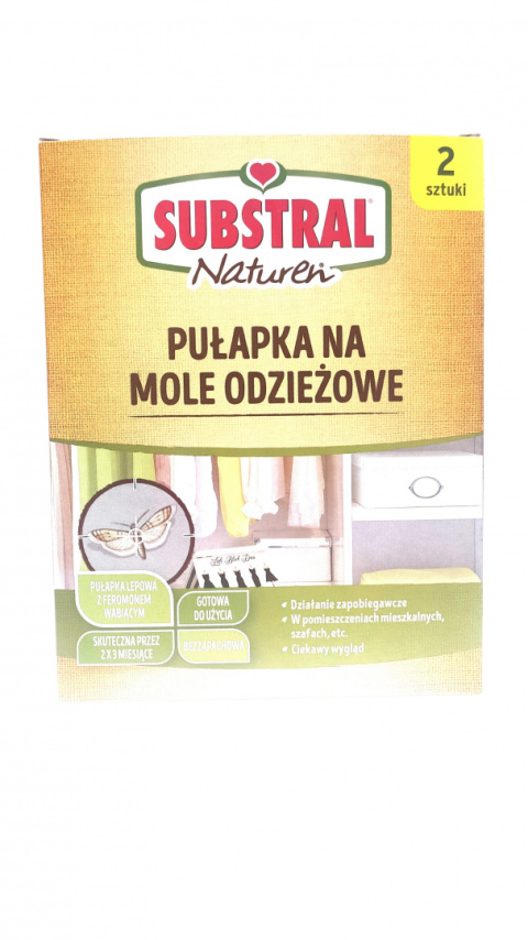 Pułapka Lepowa Na Mole Odzieżowe 2szt Naturen Substral