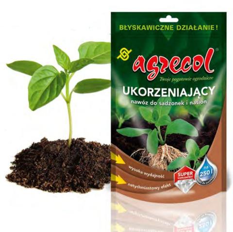 Nawóz Do Sadzonek i Nasion Ukorzeniający Mineralny Koncentrat Krystaliczny 250g Agrecol