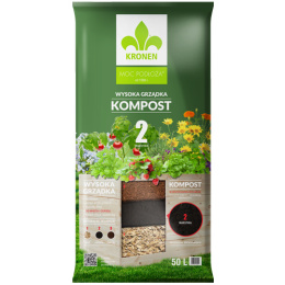 Kompost Ogrodniczy Wysoka Grządka 2 Warstwa 40l x 45szt Kronen