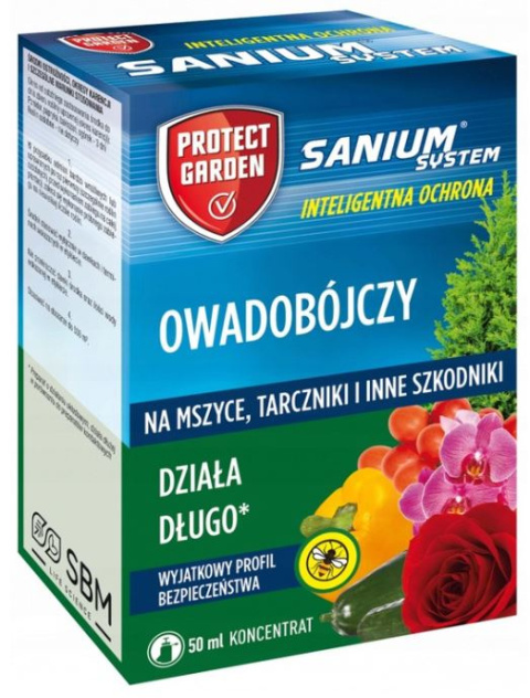 Sanium System 50ml Środek Owadobójczy Do Zwalczania Szkodników w Uprawach Roślin Protect Garden Sanium System 50ml Środek Owadobójczy Do Zwalczania Szkodników w Uprawach Roślin Protect Garden
