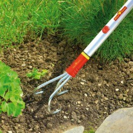 Spulchniacz 3 Zębny 9cm z Trzonkiem z Tworzywa 30cm System Multi Star LA-M/ZM30 Wolf-Garten