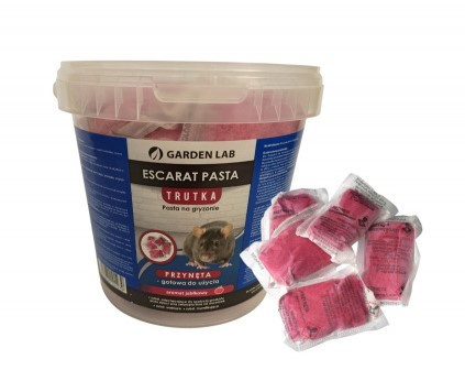 Trutka Na Myszy i Szczury Pasta 1kg Escarat Garden Lab Trutka Na Myszy i Szczury Pasta 1kg Escarat Garden Lab