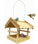 Karmnik dla ptaków, drewniany 22x21,5x20cm