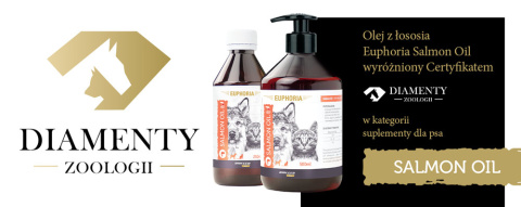 Olej z Łososia Dla Psów i Kotów 250ml Euphoria Salmon Oil Biofeed Olej z Łososia Dla Psów i Kotów 250ml Euphoria Salmon Oil Biofeed