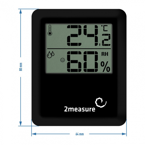 Stacja Pogodowa Elektroniczna Termometr Higrometr Wewnętrzny 170606 2measure Stacja Pogodowa Elektroniczna Termometr Higrometr Wewnętrzny 170606 2measure