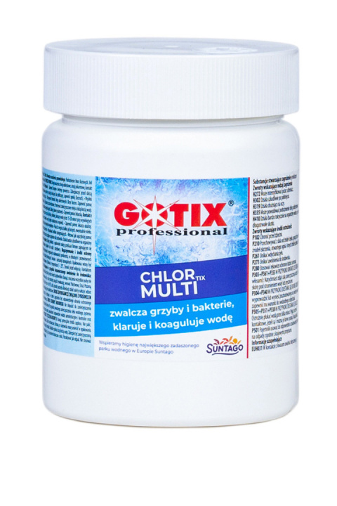 Chlor Do Basenu 80% Multi Tabletki 200g x 2szt 400g ChlorTix Multi Gotix