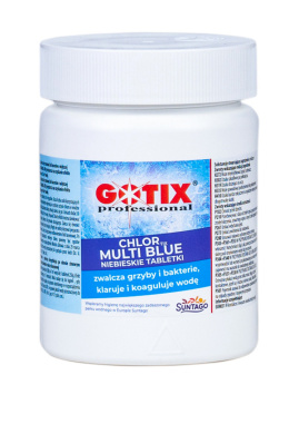 Chlor Do Basenu 80% Multi Tabletki Niebieskie 20g x 20szt 400g ChlorTix Multi Blue Gotix