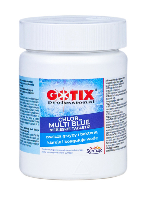 Chlor Do Basenu 80% Multi Tabletki Niebieskie 20g x 25szt 500g ChlorTix Multi Blue Gotix Chlor Do Basenu 80% Multi Tabletki Niebieskie 20g x 25szt 500g ChlorTix Multi Blue Gotix