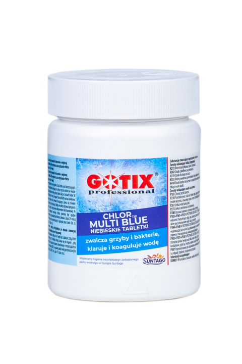 Chlor Do Basenu 80% Multi Tabletki Niebieskie 20g x 20szt 400g ChlorTix Multi Blue Gotix Chlor Do Basenu 80% Multi Tabletki Niebieskie 20g x 20szt 400g ChlorTix Multi Blue Gotix