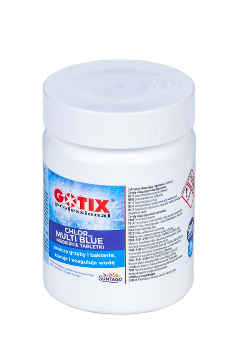 Chlor Do Basenu 80% Multi Tabletki Niebieskie 20g x 20szt 400g ChlorTix Multi Blue Gotix Chlor Do Basenu 80% Multi Tabletki Niebieskie 20g x 20szt 400g ChlorTix Multi Blue Gotix