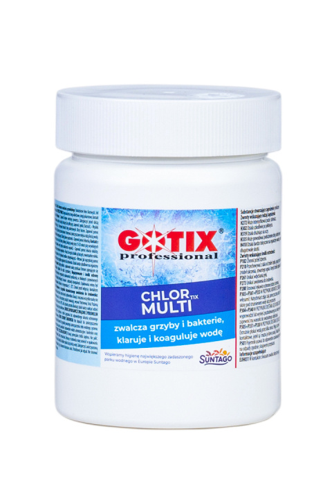 Chlor Do Basenu 80% Multi Tabletki 20g x 25szt 500g ChlorTix Multi Gotix Chlor Do Basenu 80% Multi Tabletki 20g x 25szt 500g ChlorTix Multi Gotix