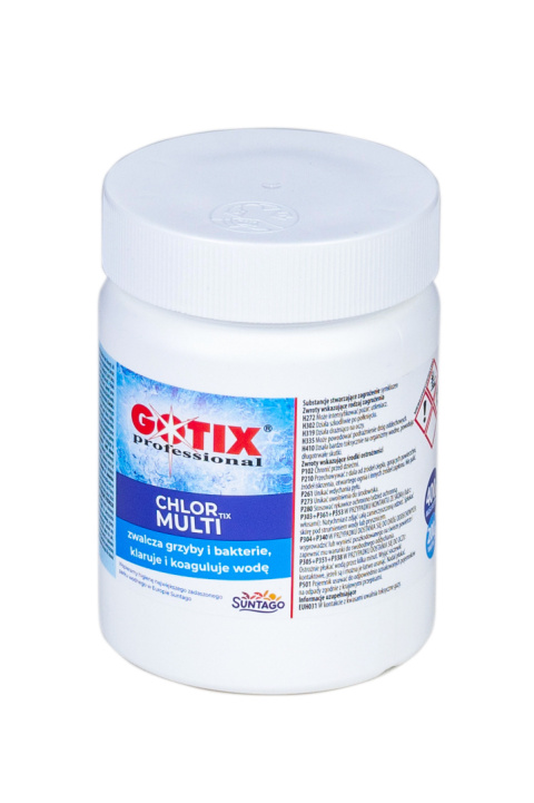 Chlor Do Basenu 80% Multi Tabletki 20g x 25szt 500g ChlorTix Multi Gotix Chlor Do Basenu 80% Multi Tabletki 20g x 25szt 500g ChlorTix Multi Gotix