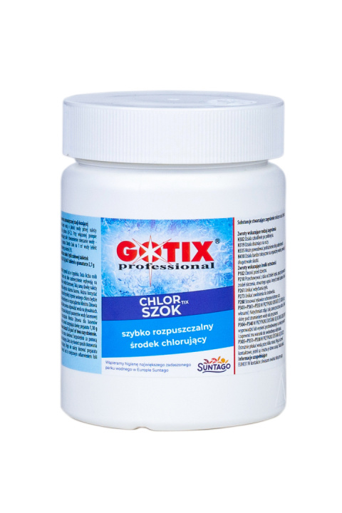 Chlor Do Basenu 65% Granulat 400g ChlorTix Szok Gotix Chlor Do Basenu 65% Granulat 400g ChlorTix Szok Gotix