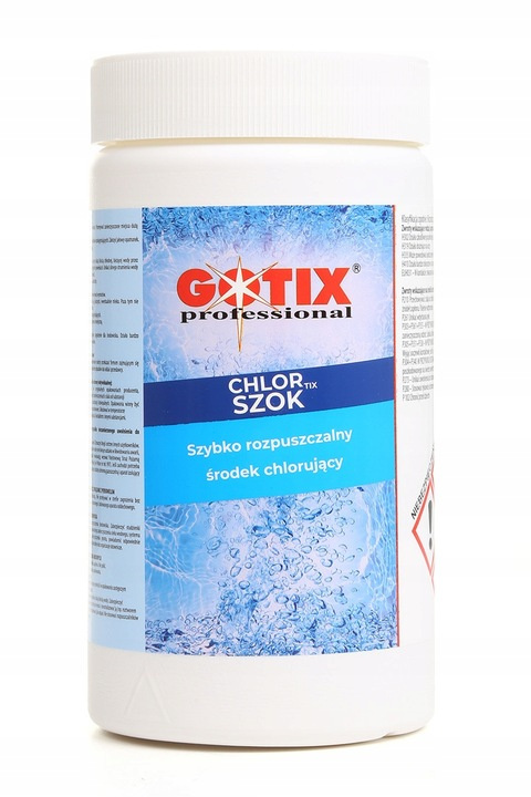 Chlor Do Basenu 65% Granulat 1kg ChlorTix Szok Gotix Chlor Do Basenu 65% Granulat 1kg ChlorTix Szok Gotix