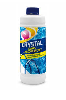 Klarownik Wody Basenowej Kwas L-Askorbinowy Płynny 1l Crystal Gamix