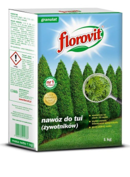 Nawóz Do Tui Długodziałający 100 Dni Mineralny Granulat 1kg Karton Florovit