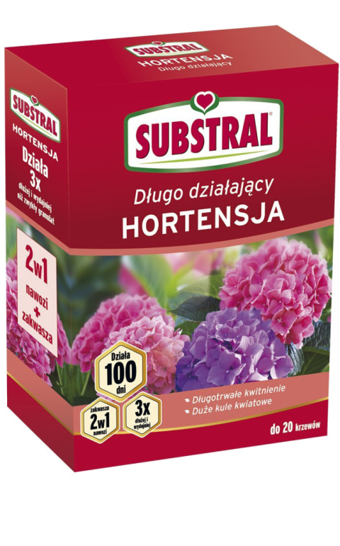 Nawóz Do Hortensji z Zakwaszaczem Długodziałający 100 Dni Mineralny Granulat 1kg Substral Nawóz Do Hortensji z Zakwaszaczem Długodziałający 100 Dni Mineralny Granulat 1kg Substral