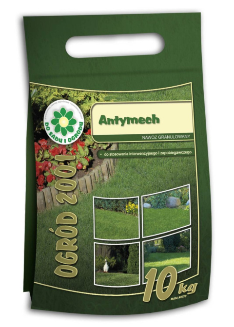 Nawóz Do Trawy z Mchem Antymech Mineralny Granulat 10kg Siarkopol Nawóz Do Trawy z Mchem Antymech Mineralny Granulat 10kg Siarkopol