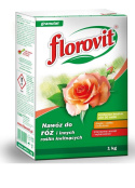 Nawóz Do Róż Mineralny Granulat 1kg Karton Florovit