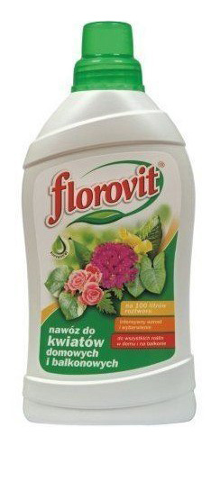 Nawóz Do Kwiatów Domowych i Balkonowych Mineralny Płynny 1L Florovit