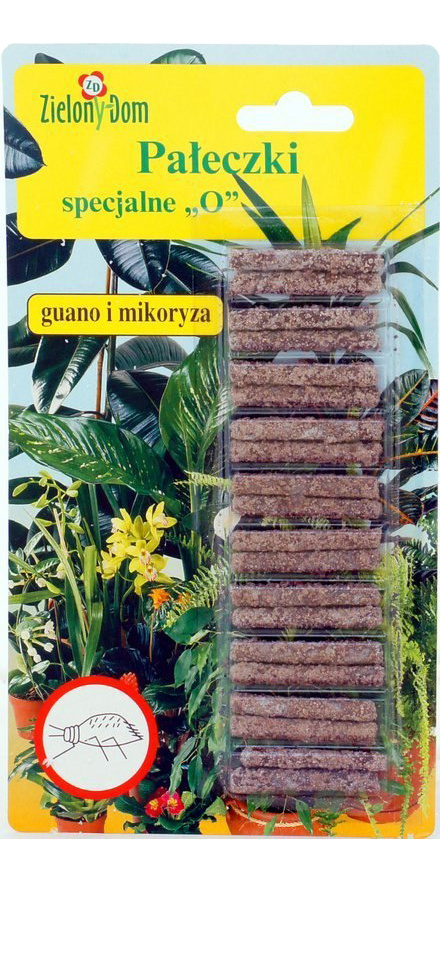 Pałeczki Nawozowe Owadobójcze Guanao i Mikoryza O Mineralne 20szt. Zielony Dom Pałeczki Nawozowe Owadobójcze Guanao i Mikoryza O Mineralne 20szt. Zielony Dom