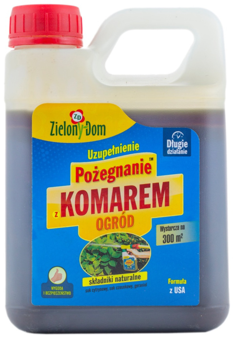 Pożegnanie z Komarem Zapas Do Rozpylacza 950ml Repelent Naturalny Środek Odstraszający Komary Zielony Dom Pożegnanie z Komarem Zapas Do Rozpylacza 950ml Repelent Naturalny Środek Odstraszający Komary Zielony Dom