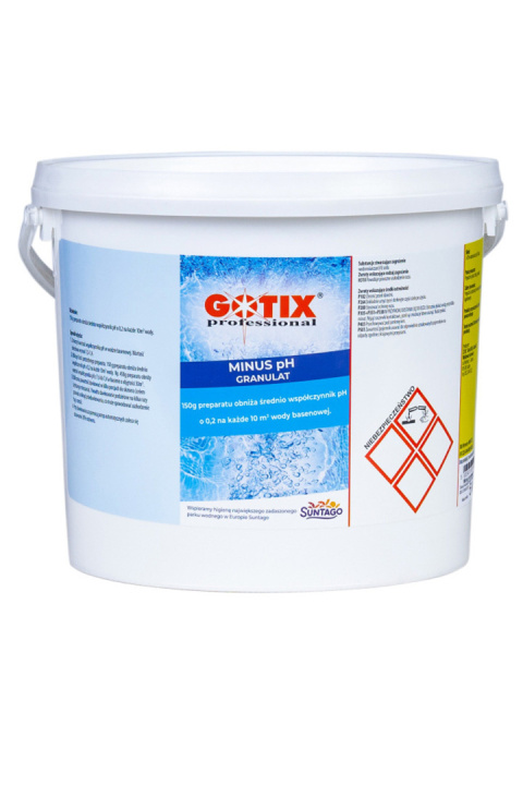 Regulator pH Minus Do Basenu 5kg Granulat Gotix Regulator pH Minus Do Basenu 5kg Granulat Gotix