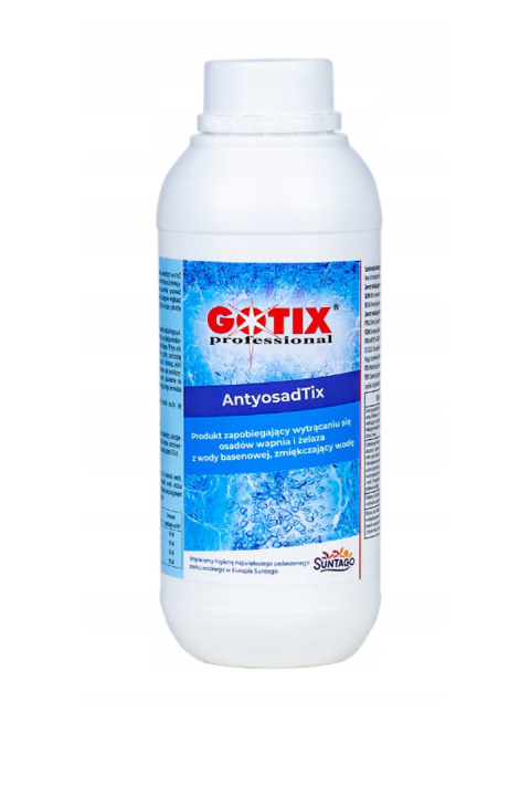Środek Antyosadowy Do Wody Basenowej Płynny 1kg Antyosad Tix Gotix Środek Antyosadowy Do Wody Basenowej Płynny 1kg Antyosad Tix Gotix