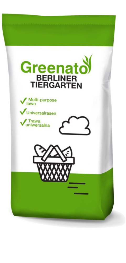 Trawa Uniwersalna Greenato Berliner Tiergarten 15kg Trawa Uniwersalna Greenato Berliner Tiergarten 15kg