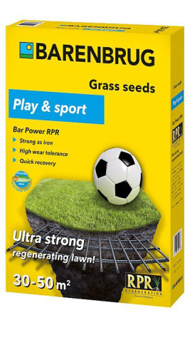 Trawa Uniwersalna Sportowa Barenbrug Play Sport Bar Power RPR Otoczkowana 1kg