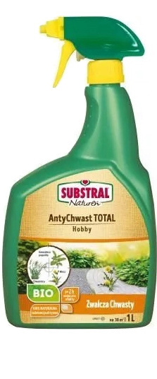 AntyChwast Total Ultra 1000ml Spray Środek Chwastobójczy Na Chwasty Jednoliścienne i Dwuliścienne Naturen Substral