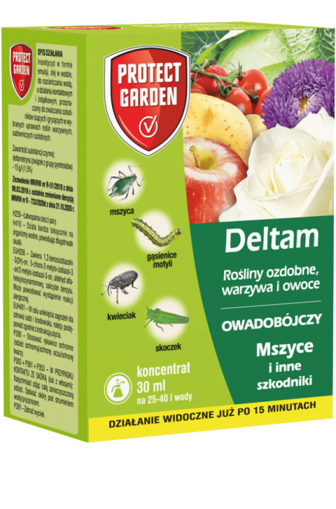 Deltam 30ml Środek Owadobójczy Do Zwalczania Szkodników w Uprawach Roślin Protect Garden