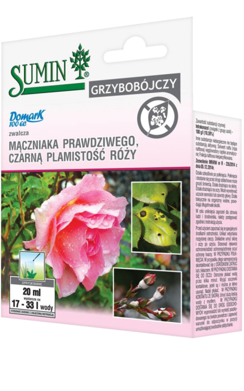 Domark 100 EC 10ml Fungicyd Środek Grzybobójczy Do Zwalczania Chorób Grzybowych w Uprawach Roślin Sumin Domark 100 EC 10ml Fungicyd Środek Grzybobójczy Do Zwalczania Chorób Grzybowych w Uprawach Roślin Sumin