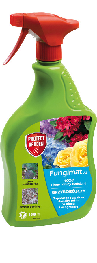 Fungimat AL 1000ml Spray Środek Grzybobójczy Do Zwalczania Chorób Grzybowych w Uprawach Roślin Protect Garden