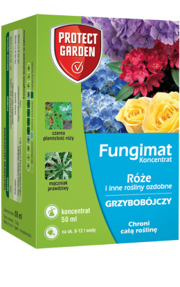 Fungimat 50ml Koncentrat Środek Grzybobójczy Do Zwalczania Chorób Grzybowych w Uprawach Roślin Protect Garden