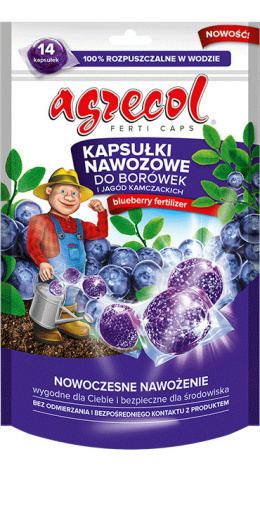 Nawóz Do Borówek i Jagód Kamczackich Mineralny Kapsułki 210g Agrecol